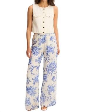 NEW ALLISON andie vest in off white